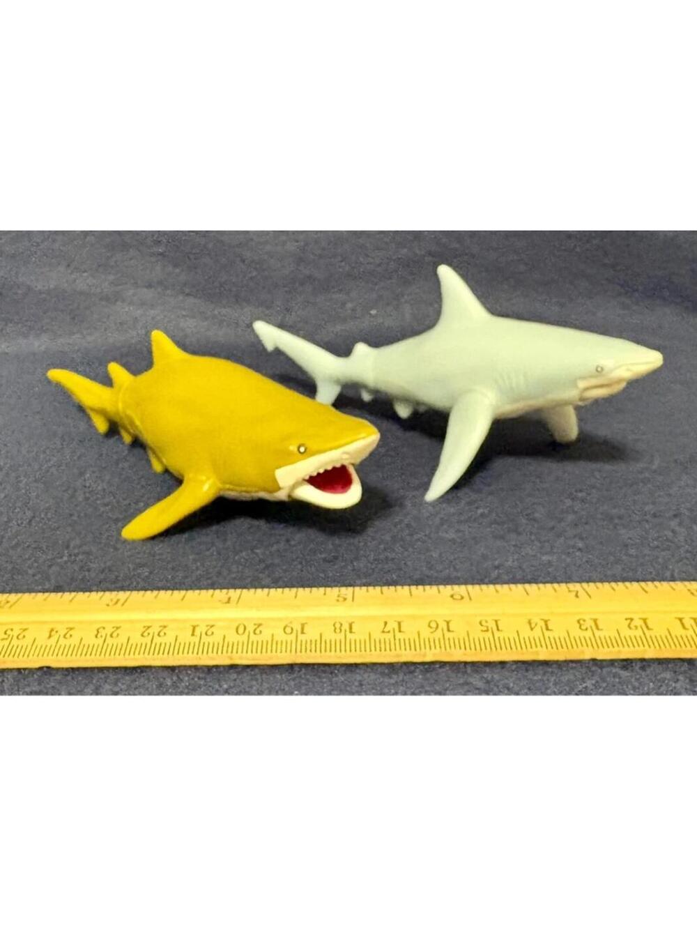 Set of two shark figures